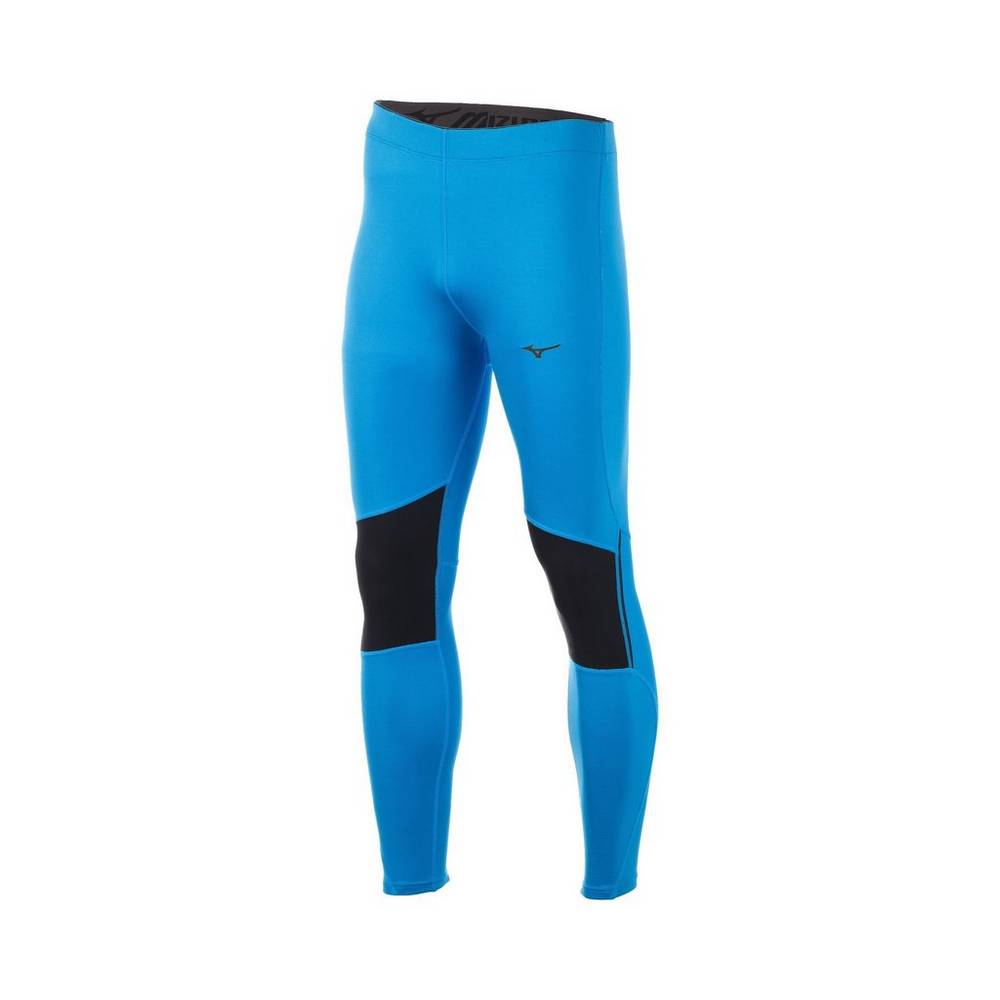 Mizuno Men's Breath Thermo® Tights Blue/Black (421918-BTJ)